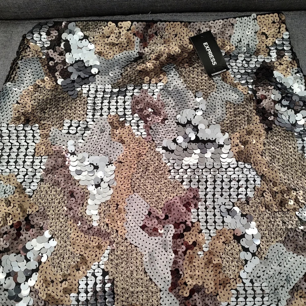 NWT Express Sequence mini Skirt XS - Picture 3 of 5